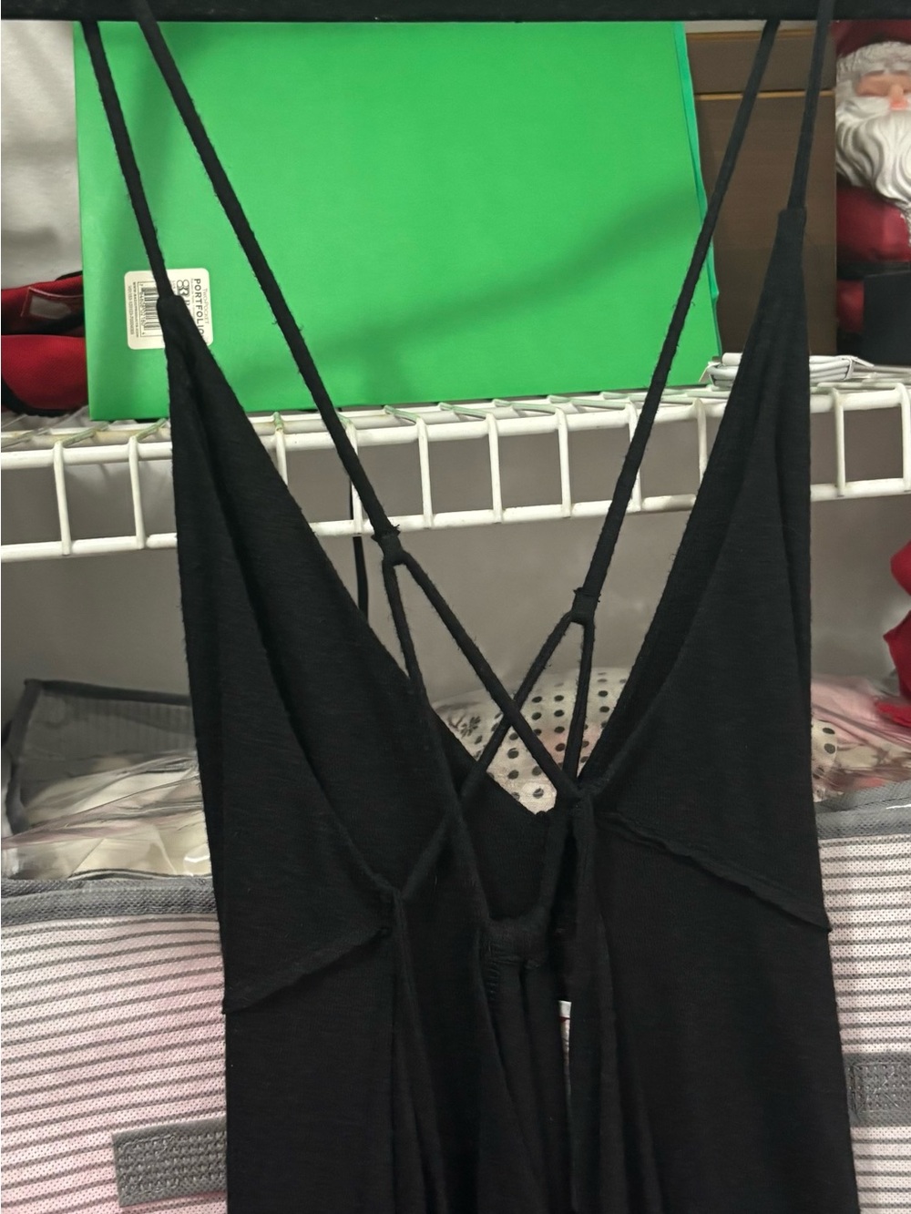 Free People Black Spaghetti-Strap Maxi Dress - Picture 4 of 4